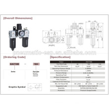 BELT pneumatoc EAC1000-5000 series air combination